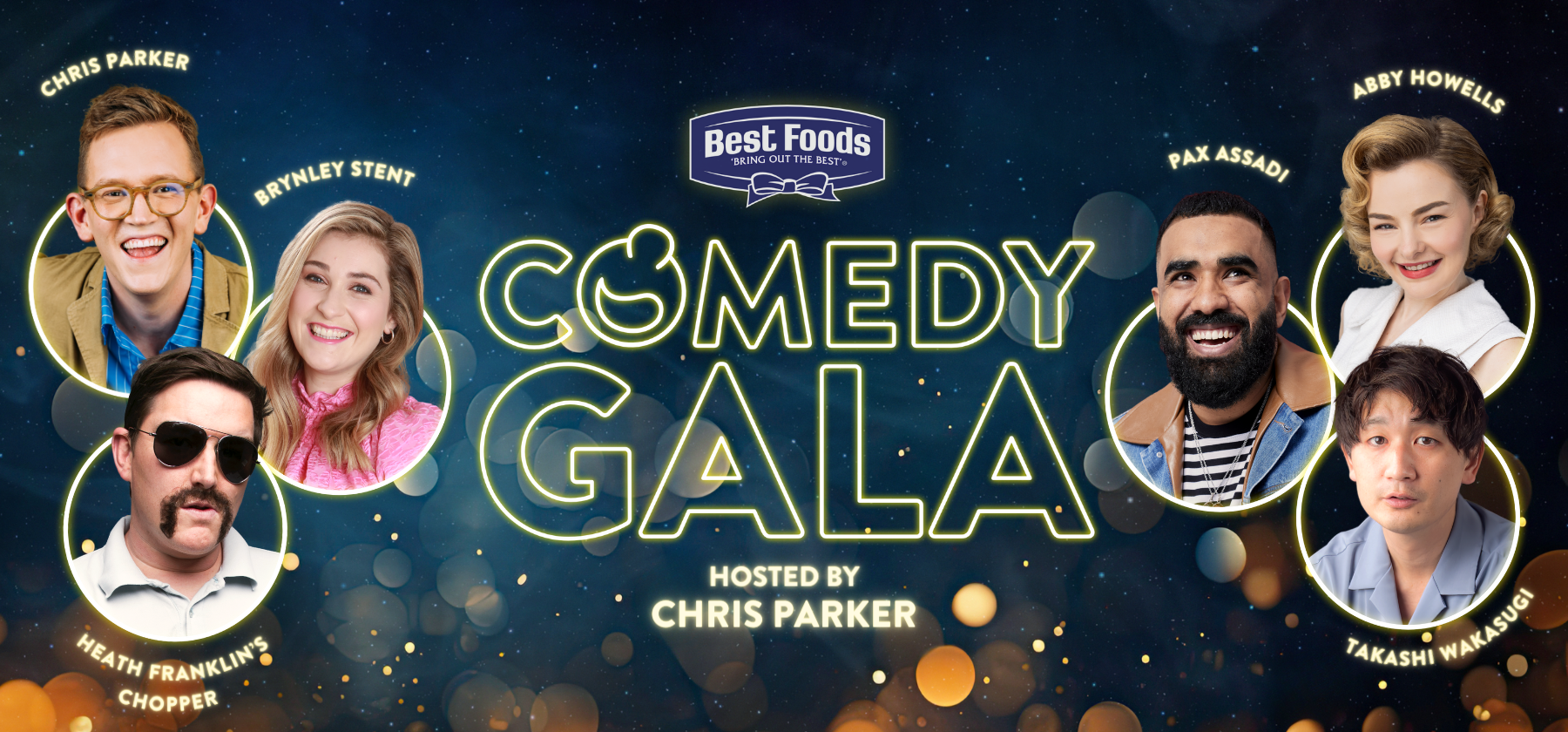 2024 Best Foods Comedy Gala Host and First Five Names Announced!