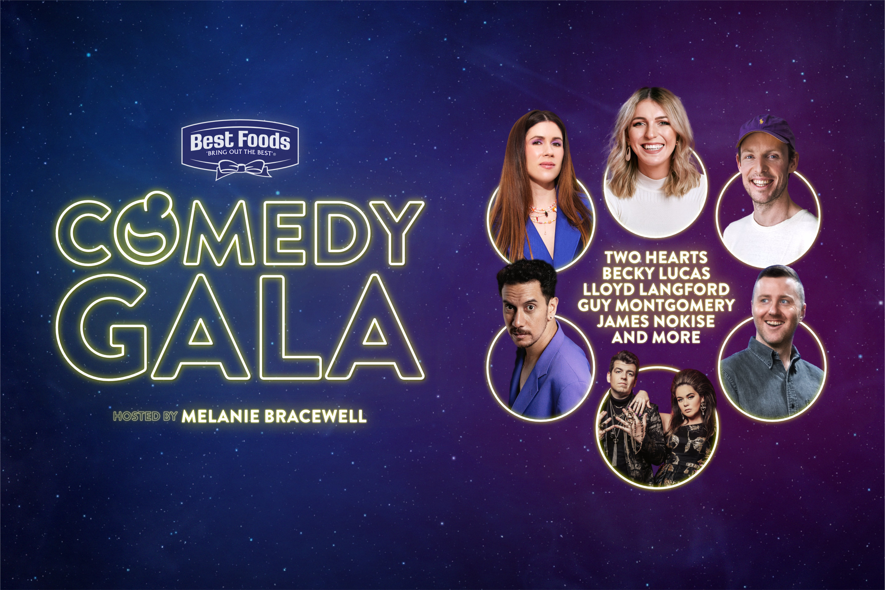 First five names announced for 2023 Best Foods Comedy Gala!