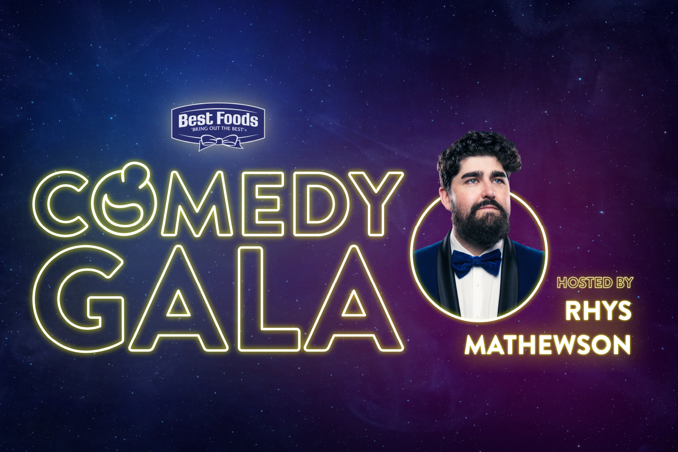 Comedians announced for Best Foods Comedy Gala!
