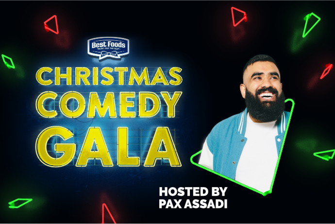 COMEDY IS BACK ON THE MENU WITH THE BEST FOODS CHRISTMAS COMEDY GALA