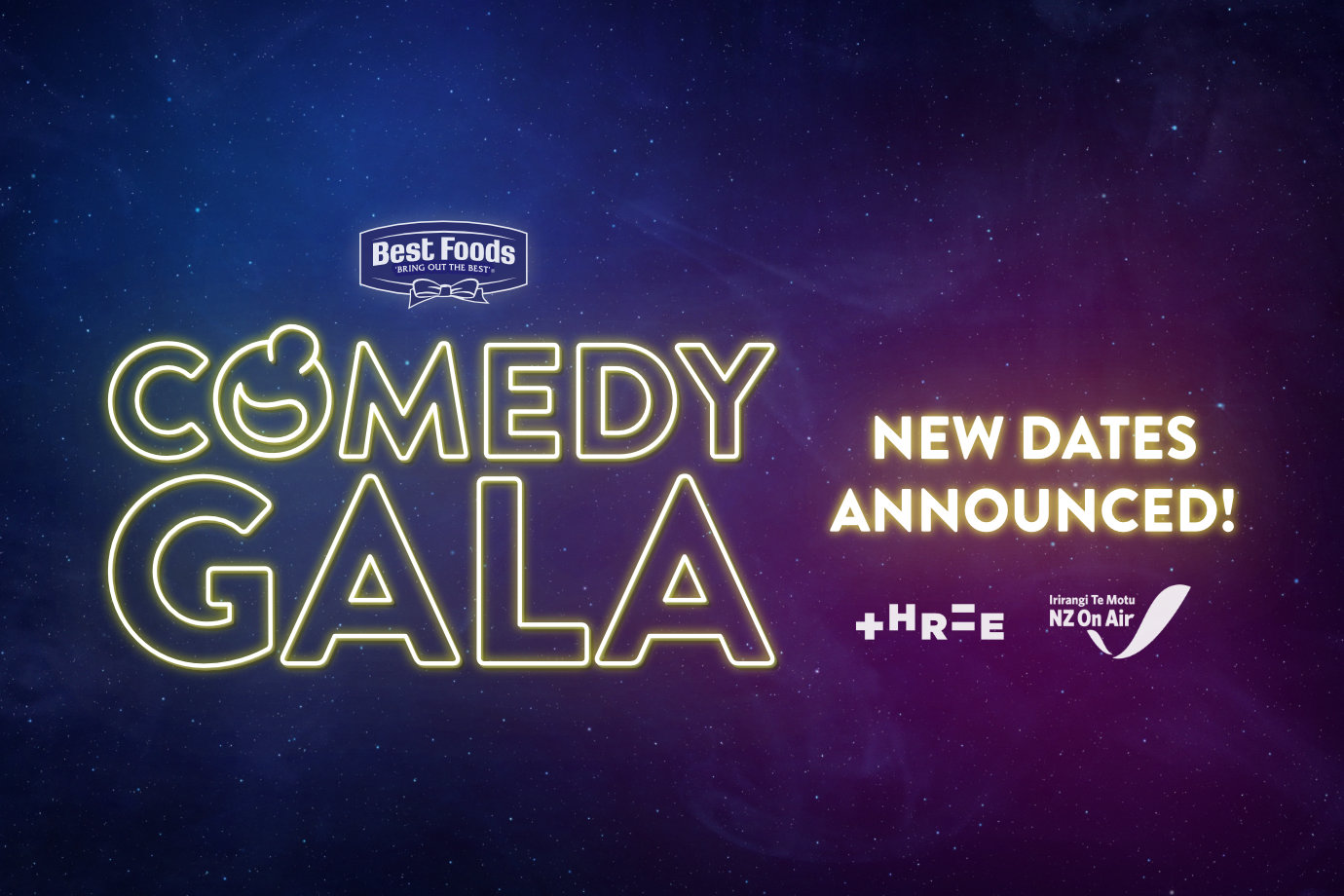 Comedy is making a comeback – new dates announced for Best Foods Comedy Galas!